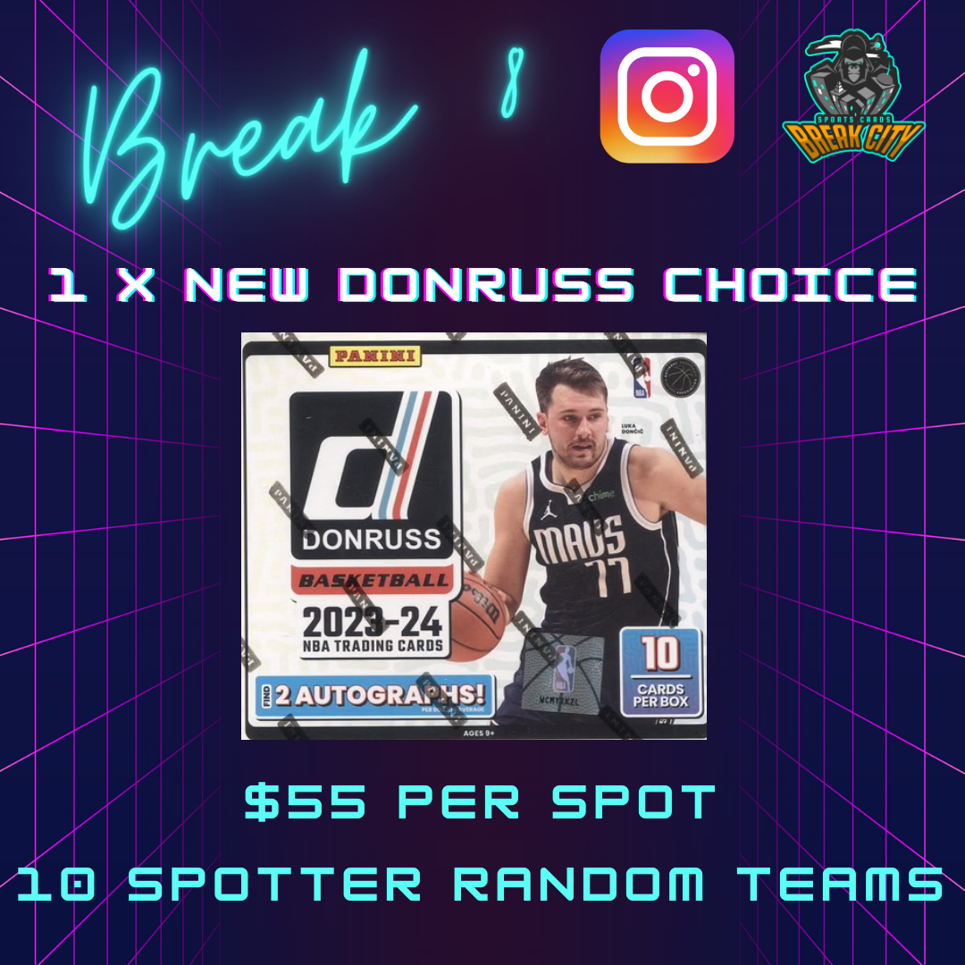 Break #8  1 X NEW 23/24 DONRUSS CHOICE